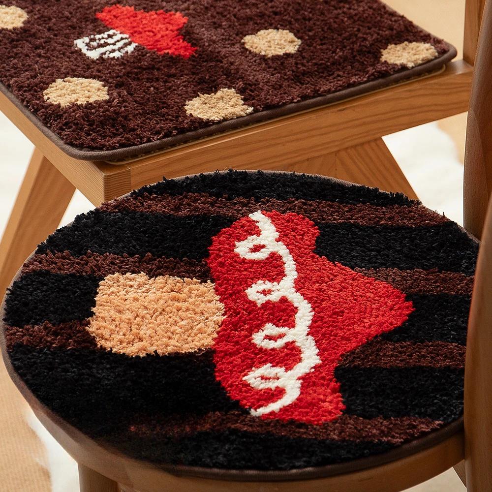 Cute Cartoon Plush Seat Cushion Modern Simple Household Accessories Office Creative Warm Bench Classroom Chair Butt Seat Cushion