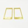 2-piece Set of Dual-coil Pickup Metal Frames Metal Frame Dual-coil Pickup Frame Frame Flat-edged Mounting Frame