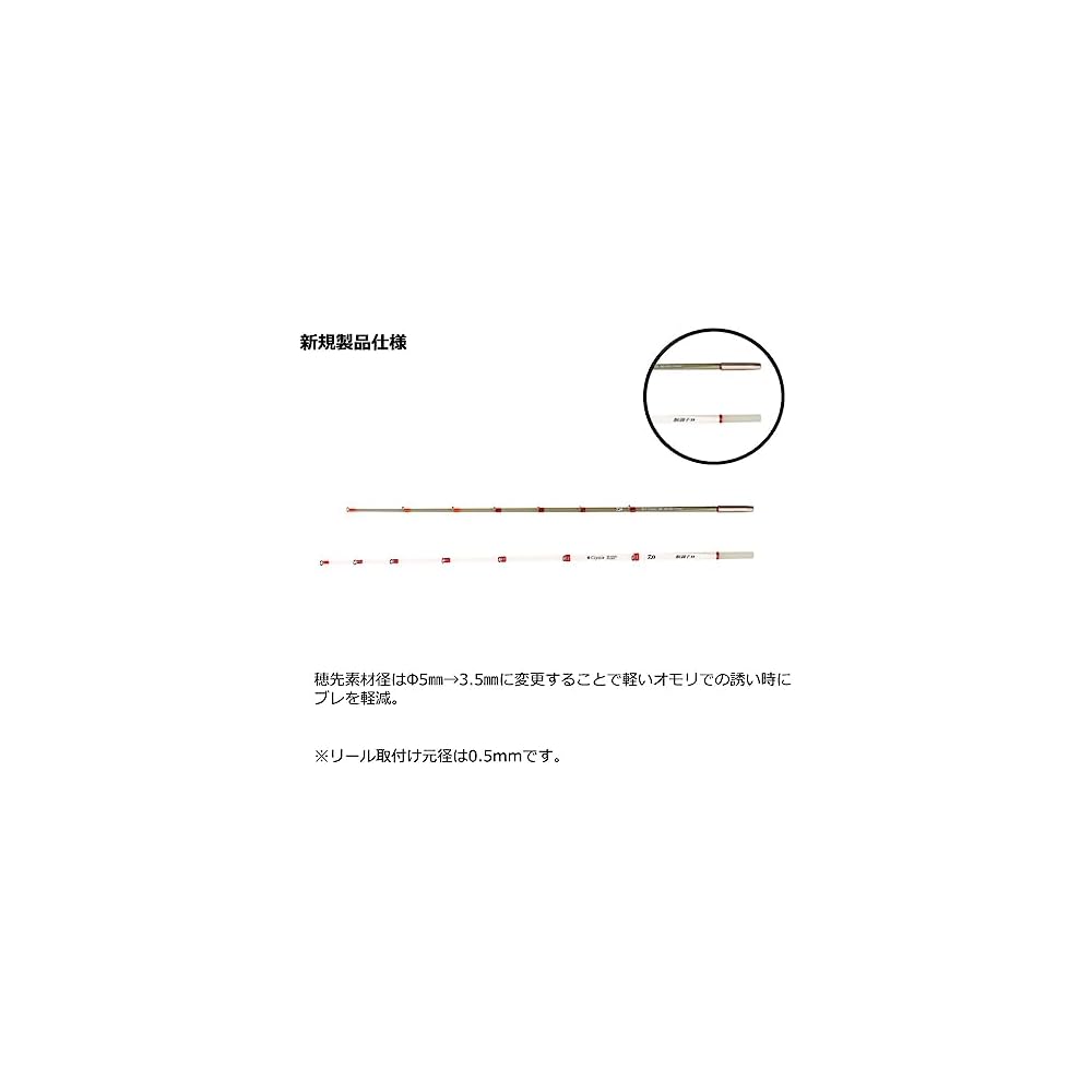 Daiwa Christia Wakasagi 55 285 Fishing Rod Lightweight Durable Design