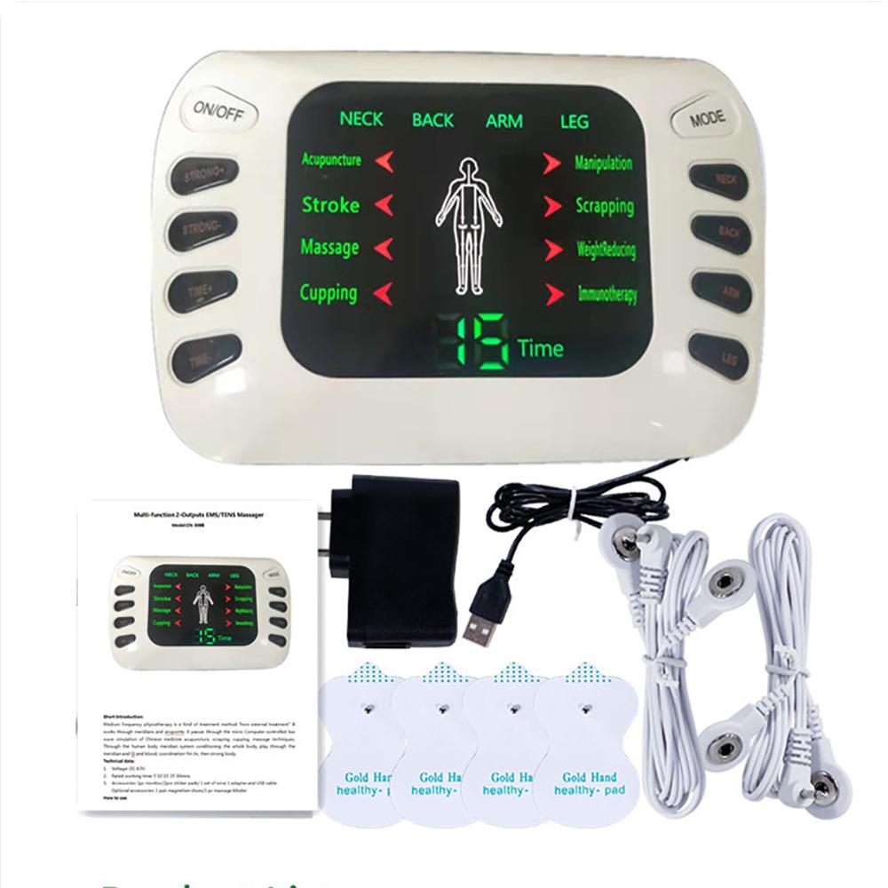 

Electrical Muscle Relax Stimulator Massager Therapy Machine Pain Relief
