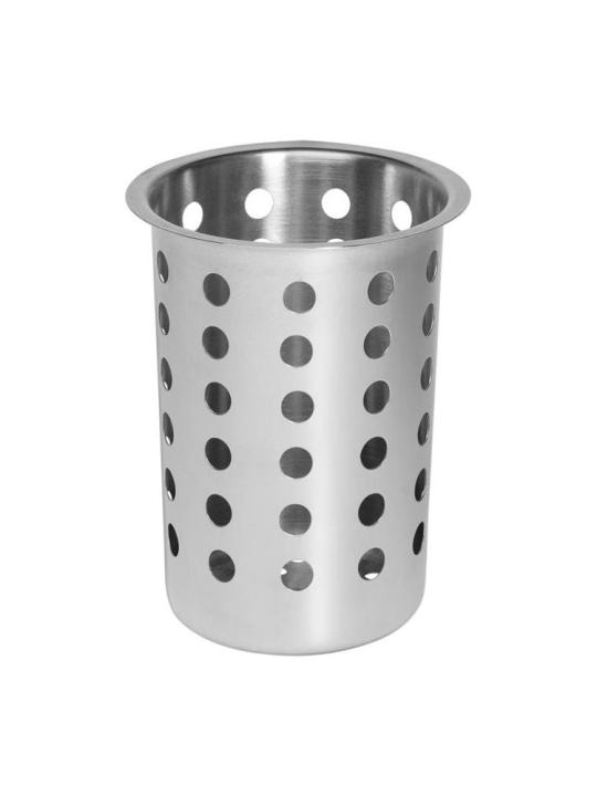Steel cutlery container insert, diameter 97 mm - Hendi 552490