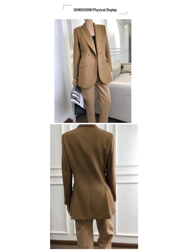 Damen Wollblazer in Slim-Fit - Vielseitig für Frühling & Herbst 2025