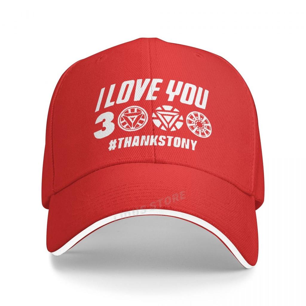 I Love You 3000 Times Thank Tony Stark Herren Baseballkappe Sommer Neue Fans Unisex Verstellbarer Sommer Papa Hut Outdoor Snapback Hüte