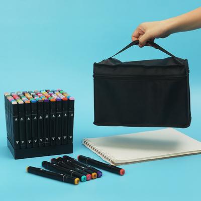 80-Color Dual Tip Markers Quick-Dry Art Markers Set for Drawing And Sketching Fine Broad Brush Pens for Design Illustration