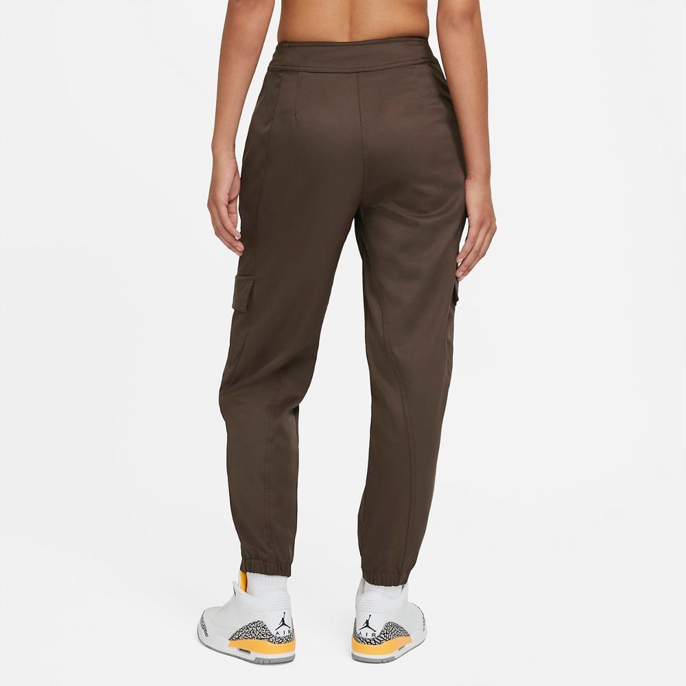 Jordan Asymmetrical Waistband Comfortable Fashion Casual Pants Women Pants Brown DA1528-041