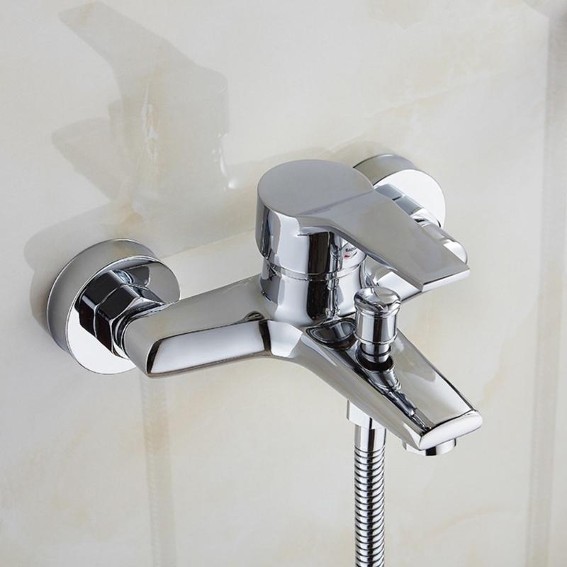 Modern Bath Mixing Valves Accuracy Temperature Control Complete with Mounting Hardware Set for Modern Bathrooms