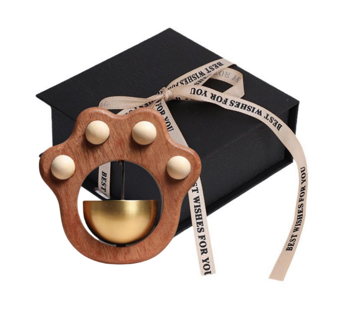 

2 Набора Декоративный Дверной Звонок Медные Колокольчики Кошачья Лапка Дофаминовый Дверной Звонок Исцеляющая Ветряная Музыка Входная дверь Напоминание о Входе Колокольчик Рефриж