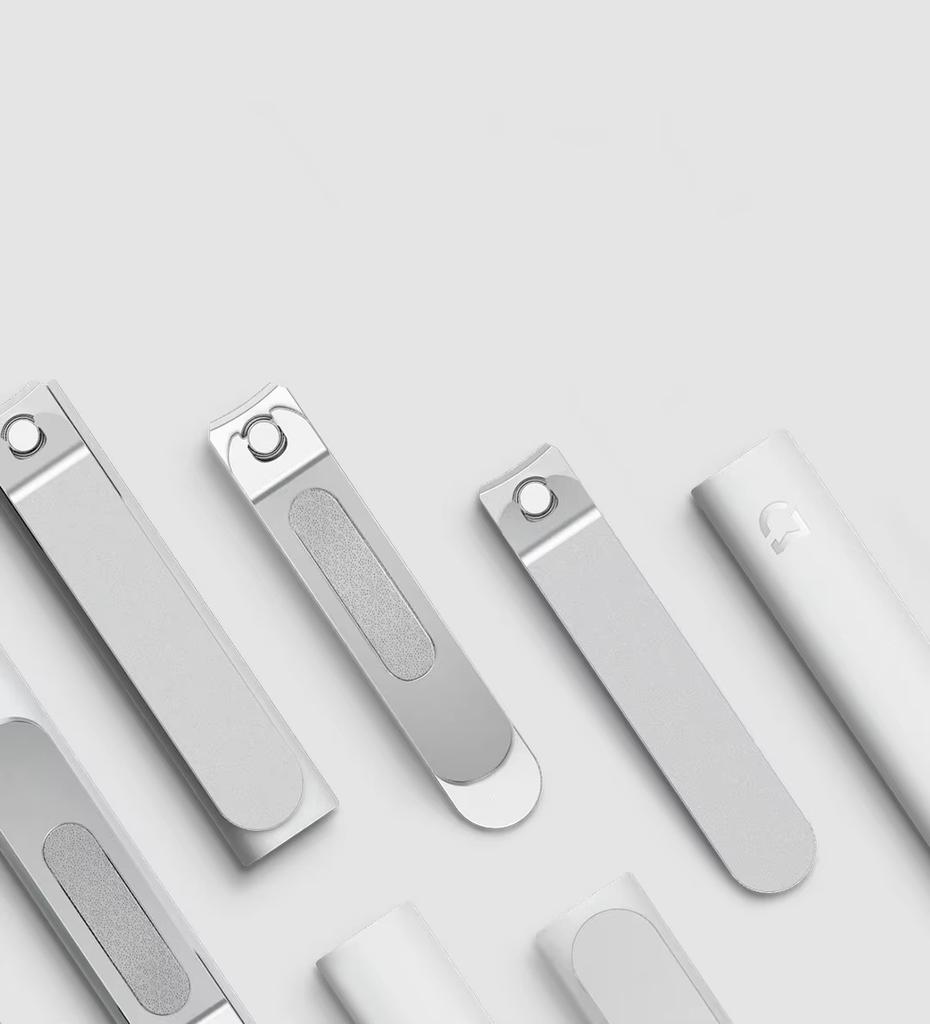 NEW Xiaomi Mijia Stainless Steel Nail Clippers with Anti-splash Cover Trimmer Pedicure Care Nail Clippers Professional File Nail