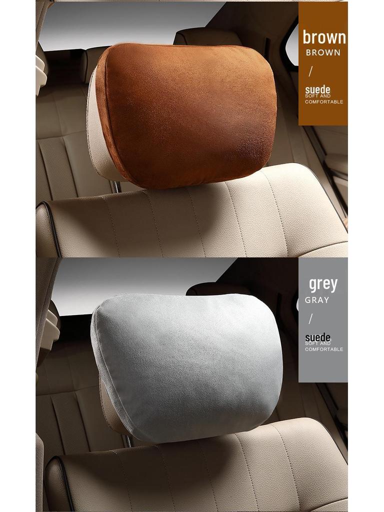 Maybach Suede Lumbar and Neck Support Car Pillow