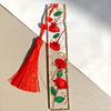 DYS Real Flower Resin Bookmark, 12 Months Dried Page Marker, Handmade Pressed Bookmark for Readers, Gift Book Lovers