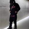 Cortez Sweater Y2K Hooded Loose Sports Trousers Hip Hop 2-piece Set Unisex Sports Streetwear