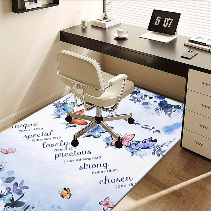 Office Carpet Unique, Special, Lovely, Precious, Strong, Chosen: A Inspirational Decorative Rug for