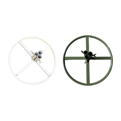 Eisen Blumenstangen Halter Blumen Display Basis mit 3 Löchern für stehendes Display Hochzeitsveranstaltung Blumengesteck