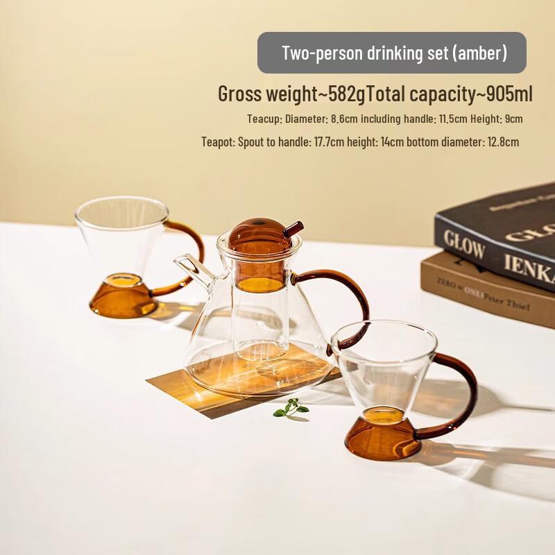 Wutuo Fazzi Heat-Resistant Glass Teapot Set