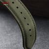 Waterproof Sailcloth Watch Strap Green Two-Sided Nylon Watchband Quick Release 20mm 22mm Band for Omega Military Sport Wristband