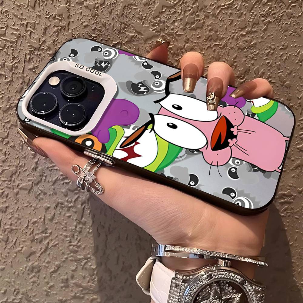

Courages Cowardly Dog Phone Case For IPhone 17 16 15 14 13 12 11 Pro Max 17AIR Plus Color Shockproof Cover iPhone 13