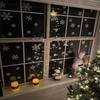 Snowflakes Christmas Decorations Stickers PVC Merry Christmas Snowflake Static Stickers High Quality Home Decoration