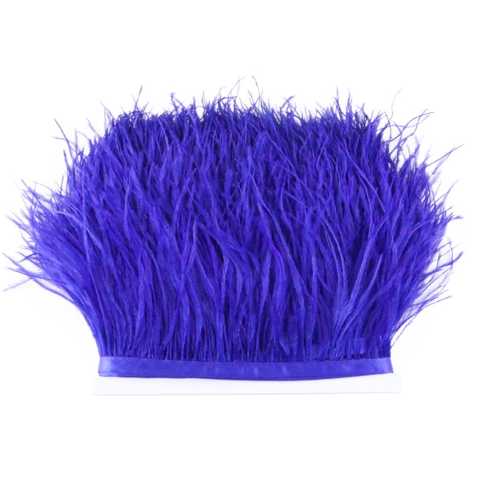1 Meter Natürlicher Straußenfederbesatz 8-10CM Hochzeitsfeierkleid DIY Nähzubehör Schmuckverarbeitung Band Plumas Handwerk