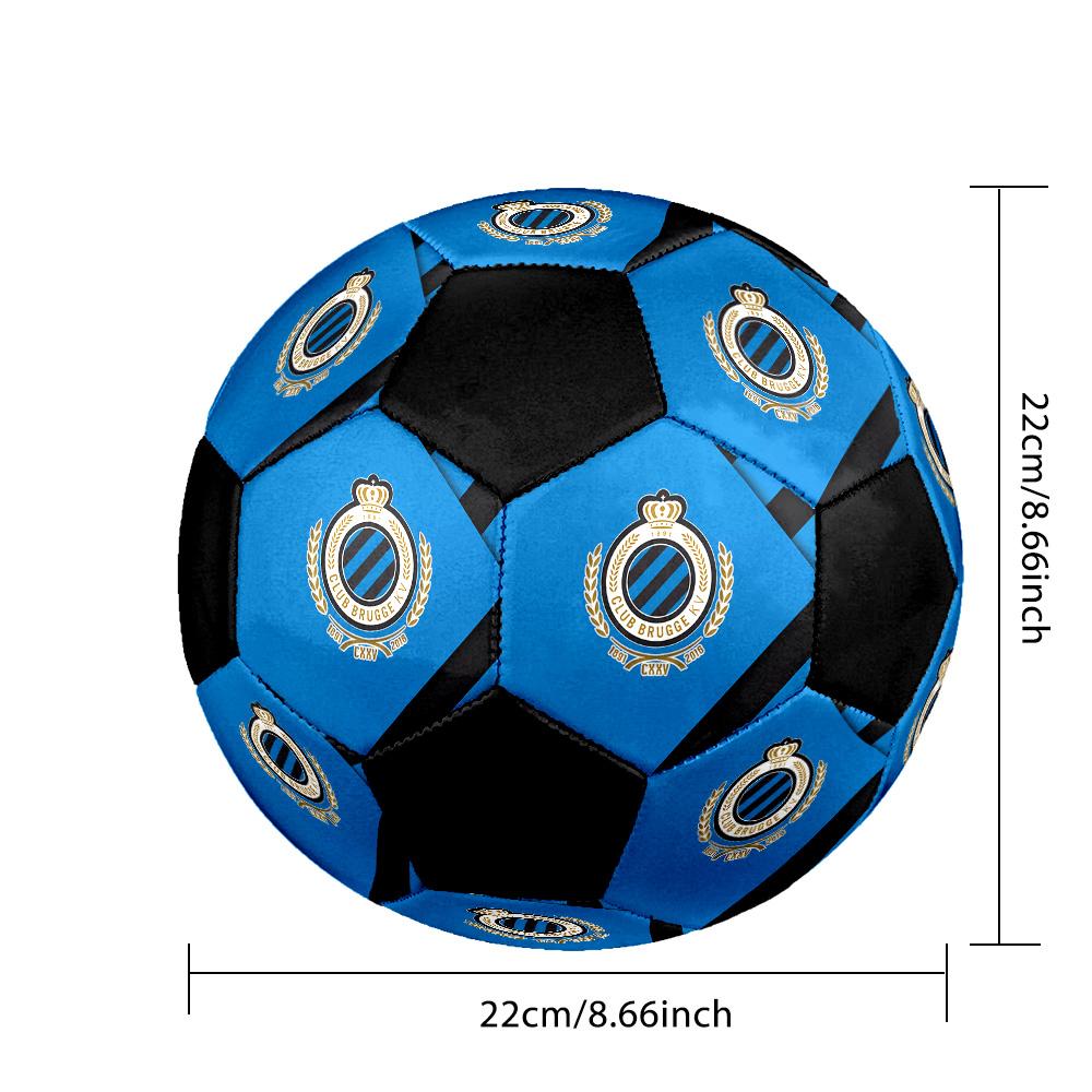 Brugge Soccer Ball Colorful All Ages Machine Stitched PVC Competition Ready Durable High-Bounce.SIZE5