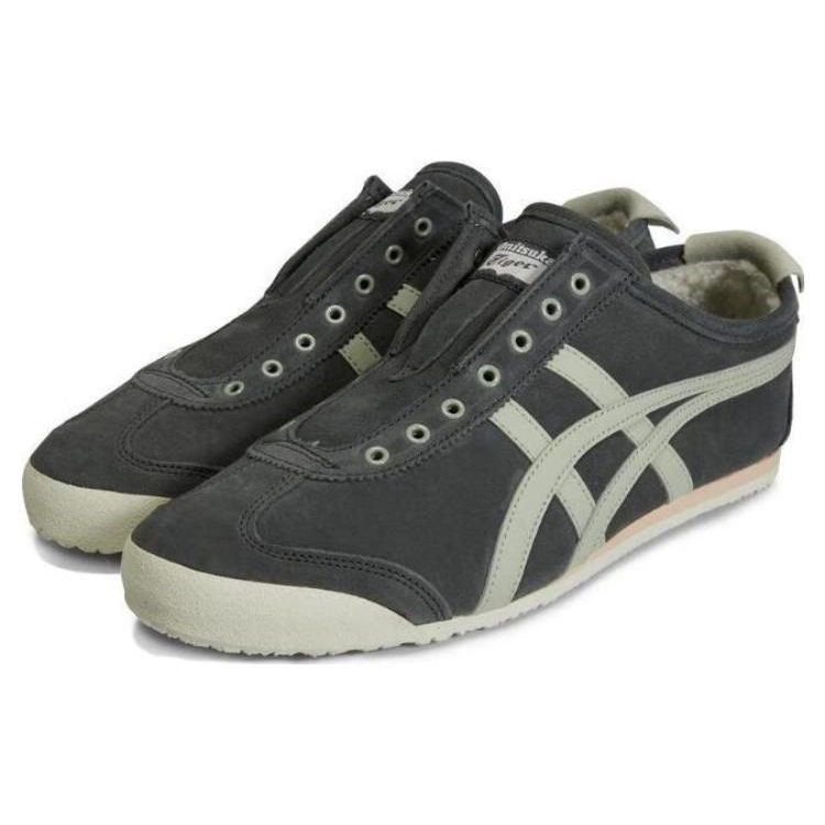 ONITSUKA TIGER Mexico 66 Slip On Unisex Grafitowy Szary Oliwkowy Szary 1183A438-021