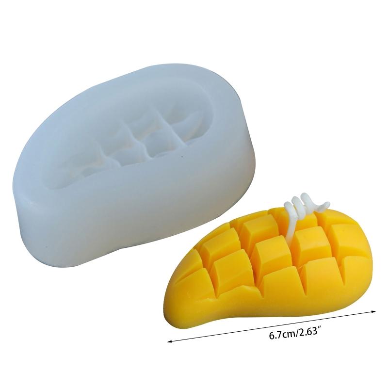 DIY Handmade Silicone Fondant Mold Exquisite Mango-Shape Chocolate Sugar Craft Paste Mold Candle Resin Craft Tools Gift