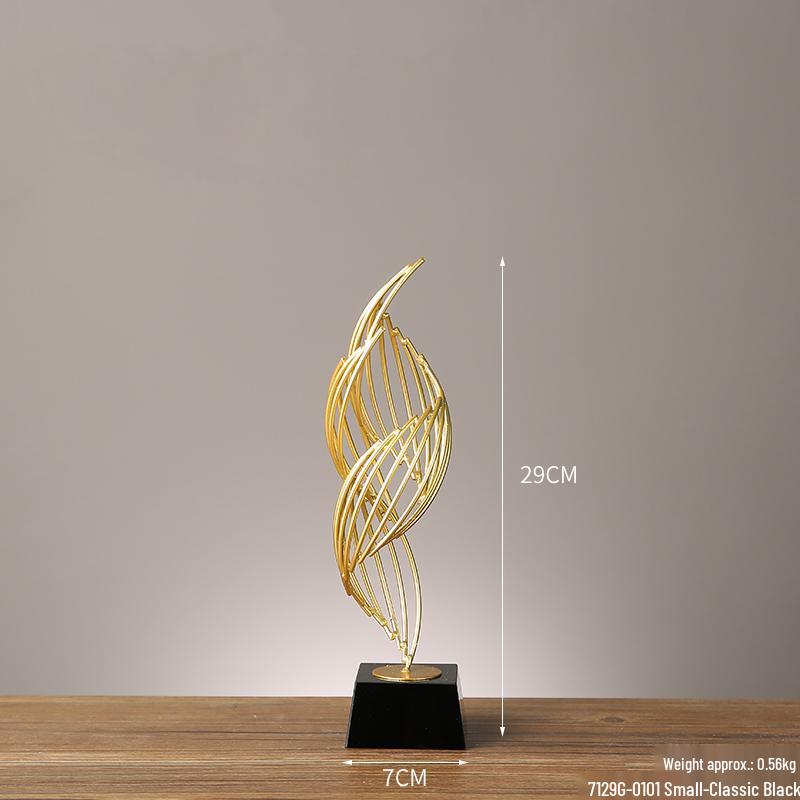 Nordic Leaf Crystal Ball Ornament: Elegant Light Luxury Decoration for Home Entrance, Living Room, Wine Cabinet, or Office Display.