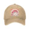 Blue Box Hina Chono Anime Denim Fabric Cap Casual Baseball Caps Adjustable Hat Summer Unisex Baseball Hats