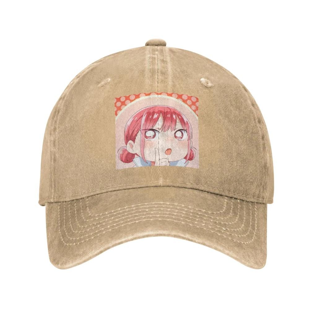 Blue Box Hina Chono Anime Denim Fabric Cap Casual Baseball Caps Adjustable Hat Summer Unisex Baseball Hats