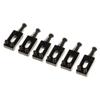 Metal Guitar Bridge Roller Saddles Set Replacement Tremolo Bridge Saddles Electric Guitar Parts for DIY Kit and Vibrato
