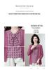 Mom's Elegant Fake Two-Piece Long-Sleeve Top for Middle-Aged Women