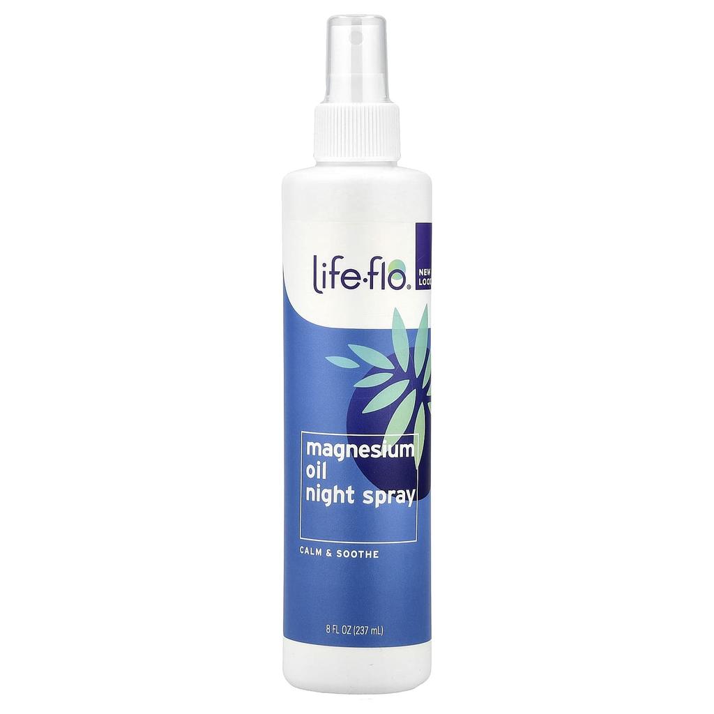 Life-Flo, Magnesium Oil Night Spray, Calming & Soothing, 237 Ml (8 Fl Oz)