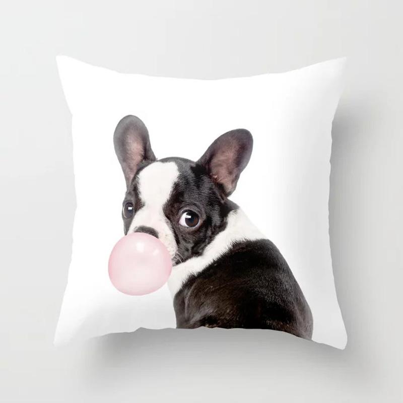 Decorative Pillowcases Cute Animals Home Decor Car Cushion Covers Sofa