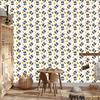 Foxes Wallpaper White and Gray for Living Room and Bedroom 50x1000