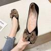 Fashion Woman Flats Evening Square Toe with Bow Shoes for Women Slip on Young Shoe Cheap Clearance High Quality Fashion Spring Wholesale