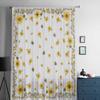 Sommer Aquarell Blume Sonnenblume Bienenfarm Fenster Tüll Vorhänge für Wohnzimmer Schlafzimmer Hotel Luxus Dekoration Sheer Vorhänge