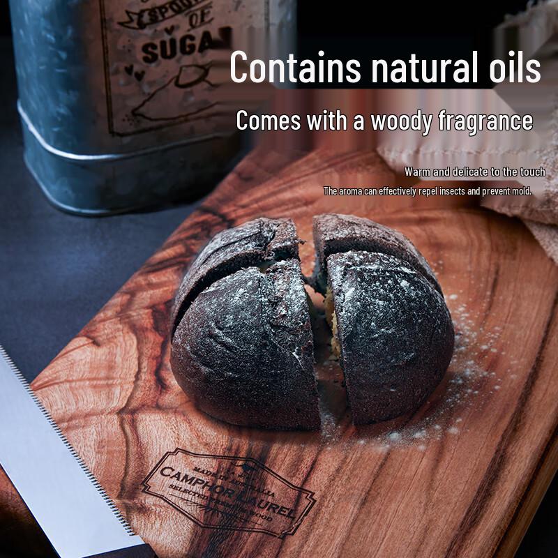 Hello Kitchen Australian Camphor Wood Handle Cutting Board