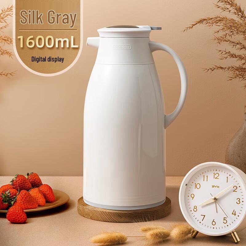 JEKO&JEKO Smart Digital Display Glass Liner Thermos