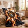 Hull City Football Print Flannel Blanket Soft Warm Sofa Bed Throw Blanket For Home Office Bedroom