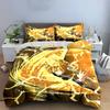 Anime Lightning Warrior Bedding Set Bedding set (1 duvet cover, 2 pillowcases, duvet not included)