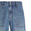 Fendi Ff Plaque Denim Shorts FLP358AS02F0RBB
