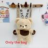 Cute Plush Teddy Bear Shaped Backpack Suitable For Girls Daily Use Outfits