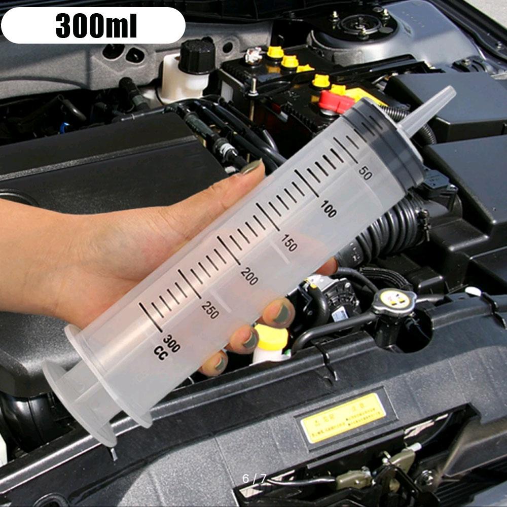 1Pc 100/300ml Car Oil Fluid Extractor Fuel Transfer Hand Pump Dispenser Vacuum Syringe Type Manual Suction Pump Extractor