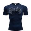 2025 Maglietta a Compressione Uomo Manica Corta Magliette Sportive Fitness Corsa Abbigliamento Sportivo Uomo Palestra Elastica Asciugatura Rapida Maglietta da Jogging RL0659