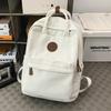 Schoolbag Corduroy Schoolbag Middle School Student Ins College Backpack Autumn and Winter New Solid Color Girl Velvet Backpack