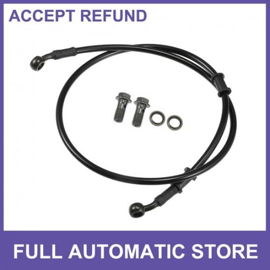 1 Set 100cm Motorcycle Braided Hydraulic Brake Line Oil Hose Universal