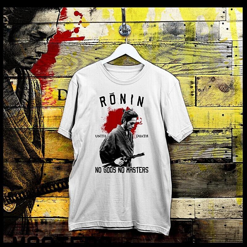 

Samurai T-Shirt Bushido Code Ronin Hanzo Sword Warrior Japanese cotton tee S-2XL L
