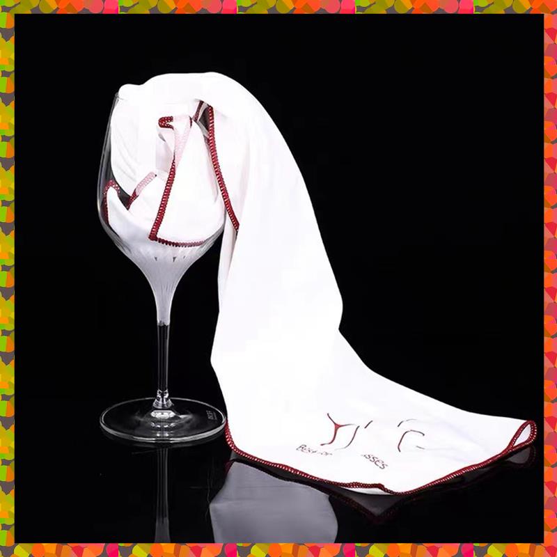 

Promotion! Set Of 2 Champagne Glass & Wine Glasses Polishing Cloths For Streak-Free Cleaning белый