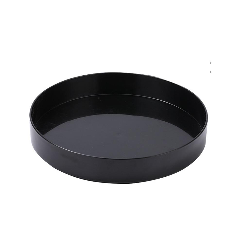

Большой контейнер для цветов Круглый пластиковый поднос для цветов Прочный поднос для цветочной композиции Для дома балкона S чёрный