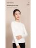 220g Women's Long-Sleeve Heavyweight White T-Shirt, Round Neck, Xinjiang Cotton