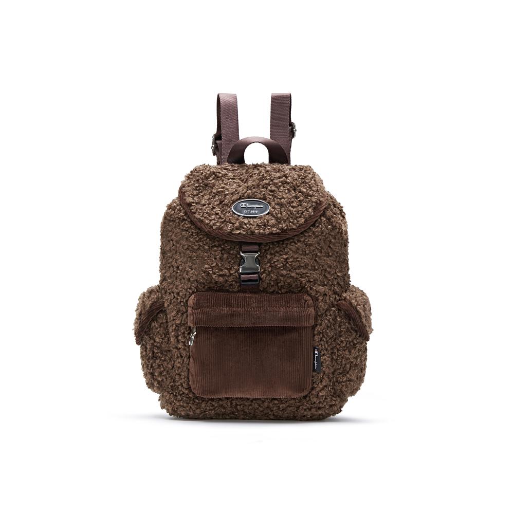

Champion Puffed Backpack FW24 Furry Series Retro Fashion Personality Melard Lazy Casual Daily Versatile Fabric Backpack Large Mini U4DACPU10 Light Rosewood Umber